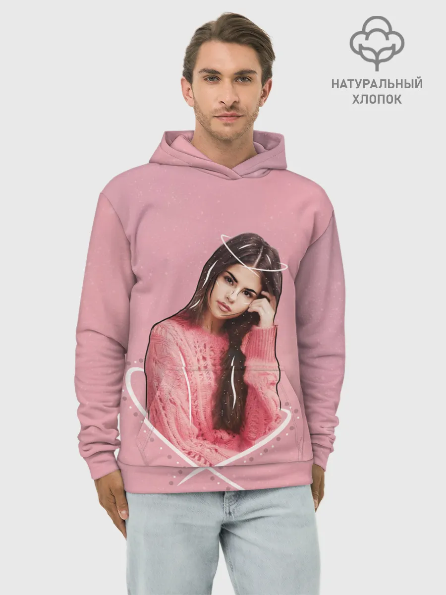 Худи мужской база хлопок / Селена