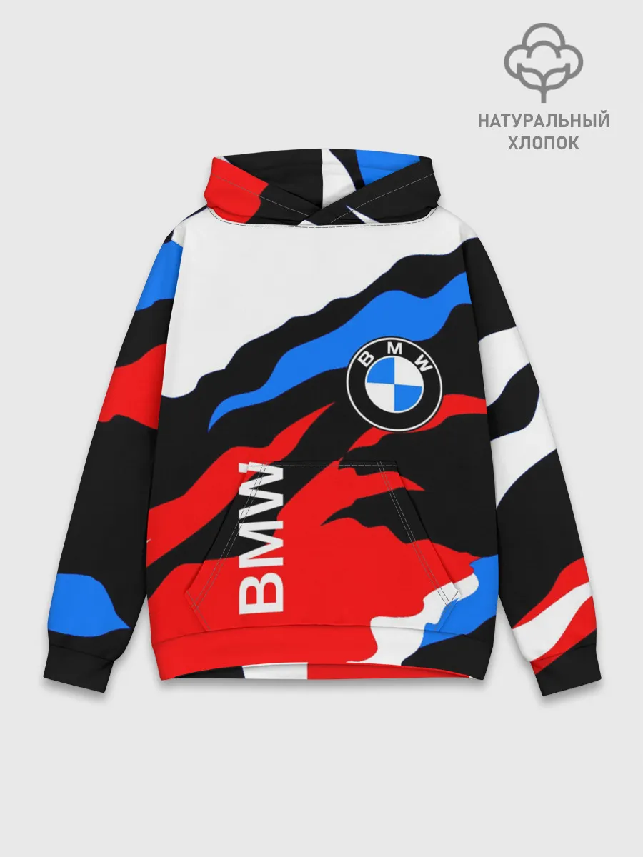 Худи мужской база хлопок / BMW