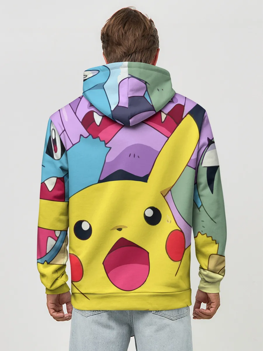 Худи мужской база хлопок / Pokemon bros