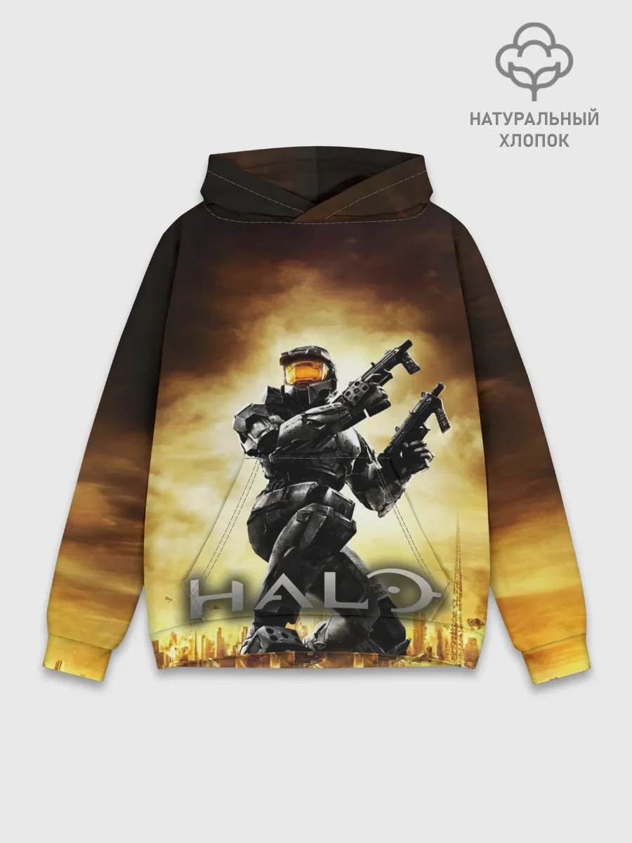 Худи мужской база хлопок / Halo Infinite