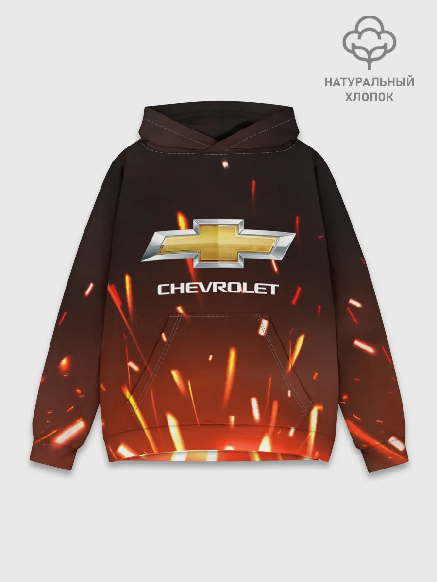 Худи мужской база хлопок / CHEVROLET