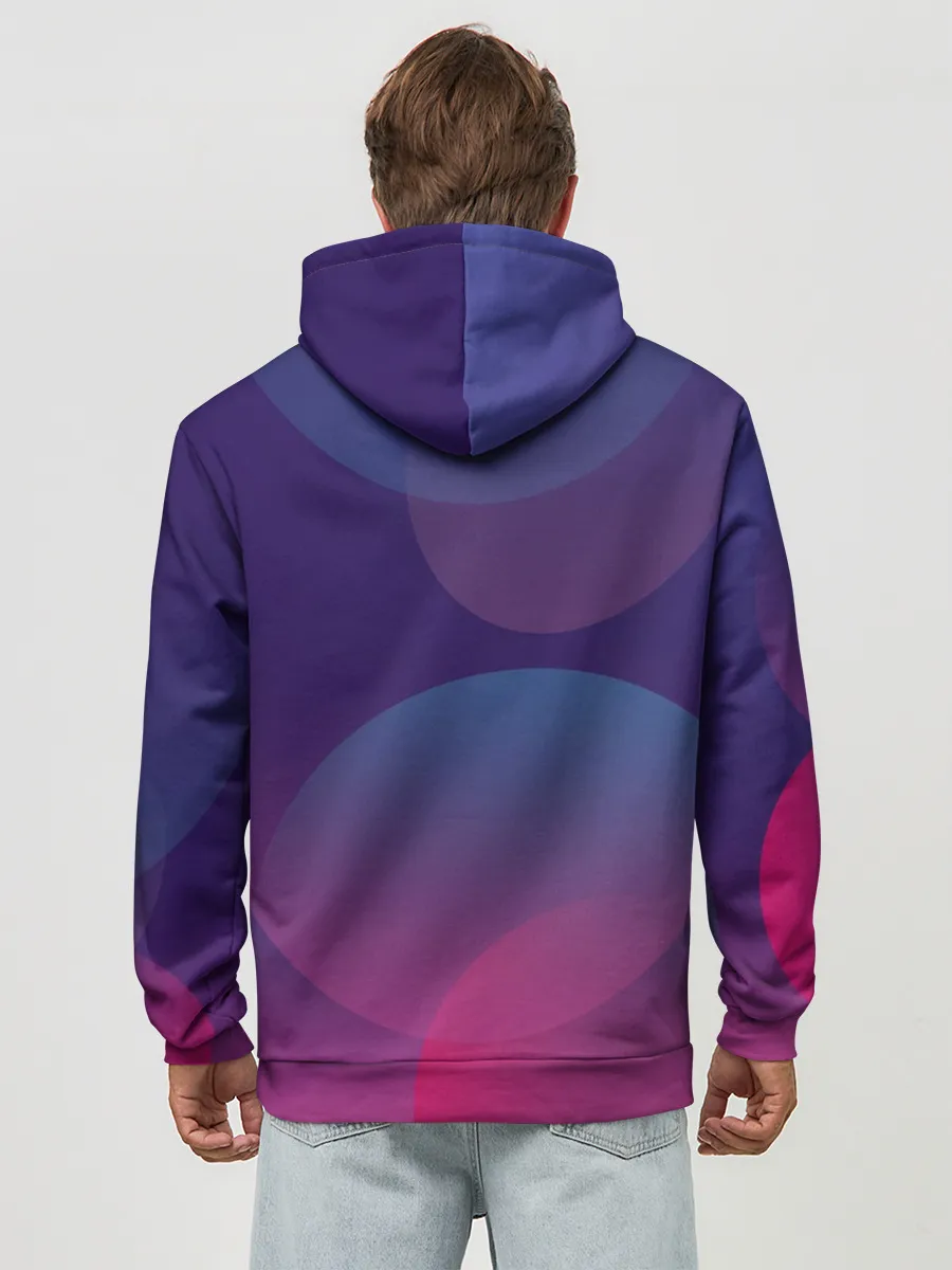 Худи мужской база хлопок / Тоторо выглядывает