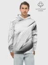 Худи мужской база хлопок / GEOMETRY STRIPES WHITE
