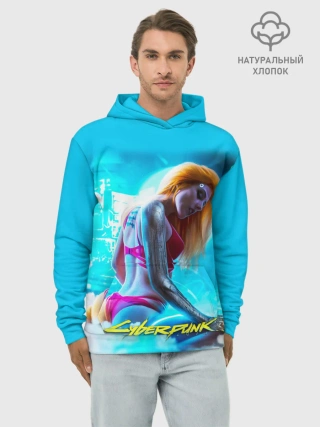 Худи мужской база хлопок / CYBERPUNK 2077