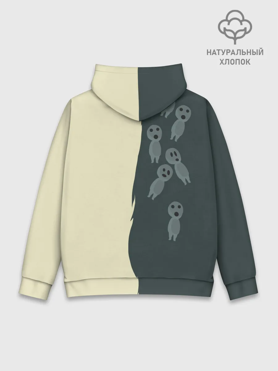 Худи мужской база хлопок / Принцесса Мононоке