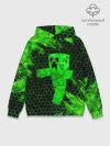 Худи мужской база хлопок / MINECRAFT CREEPER