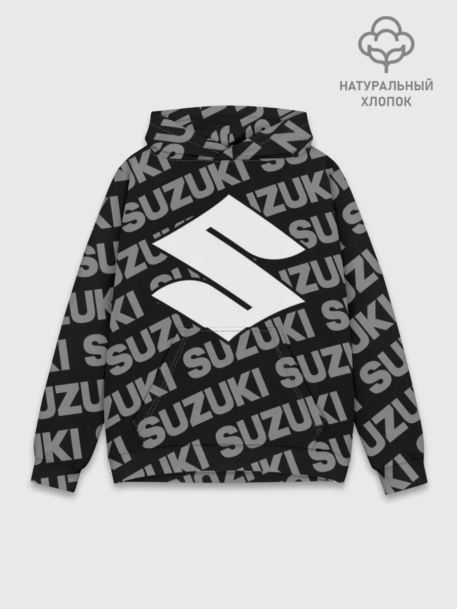 Худи мужской база хлопок / SUZUKI