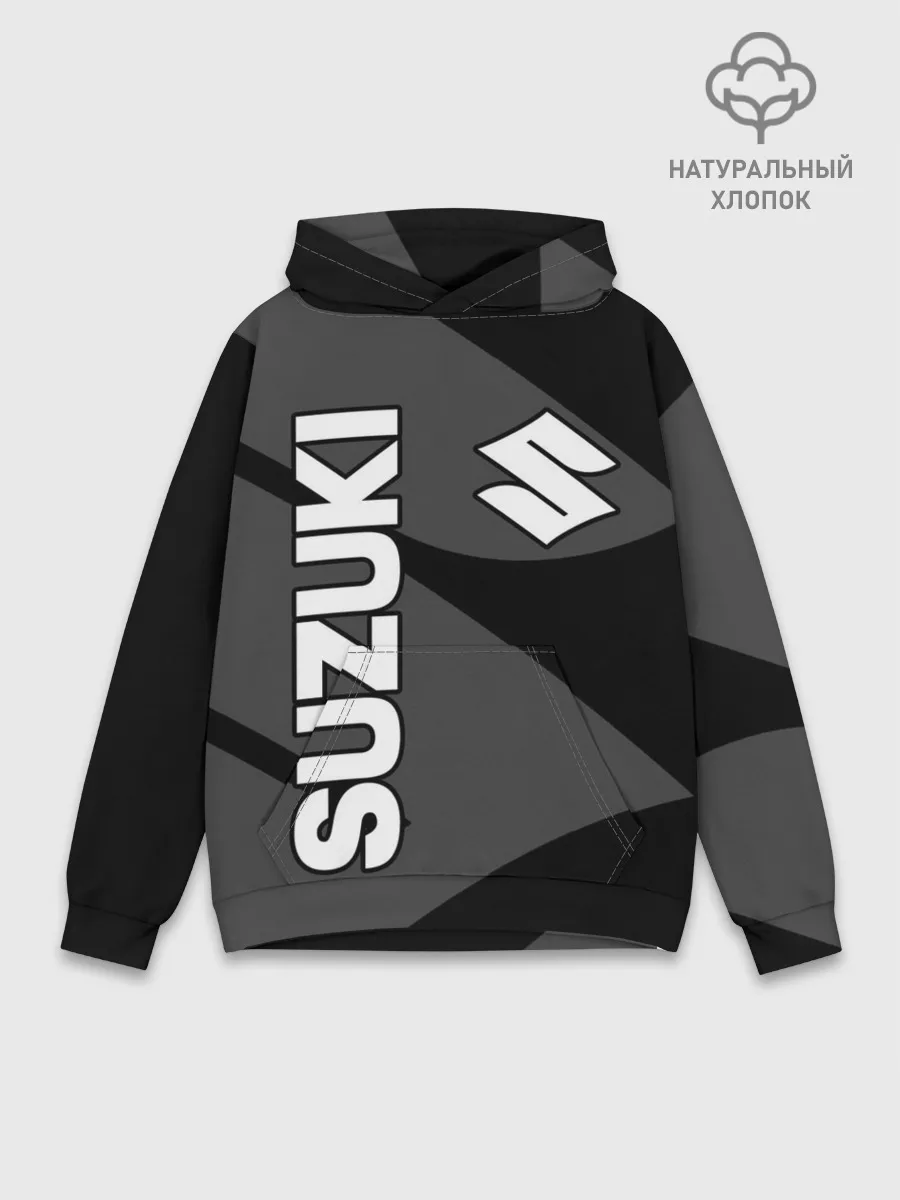 Худи мужской база хлопок / SUZUKI