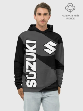 Худи мужской база хлопок / SUZUKI