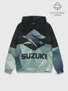 Худи мужской база хлопок / SUZUKI