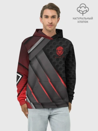 Худи мужской база хлопок / Halo