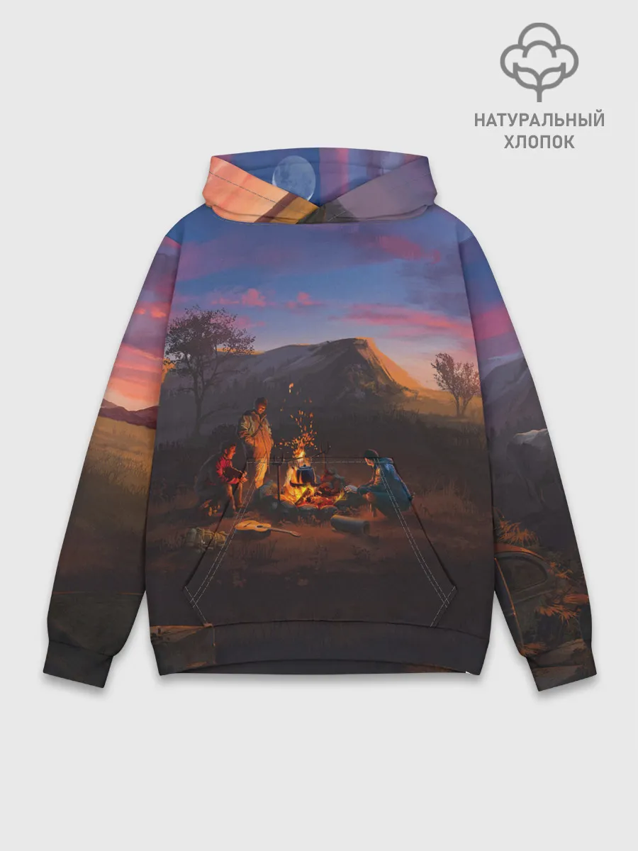 Худи мужской база хлопок / ATOM RPG