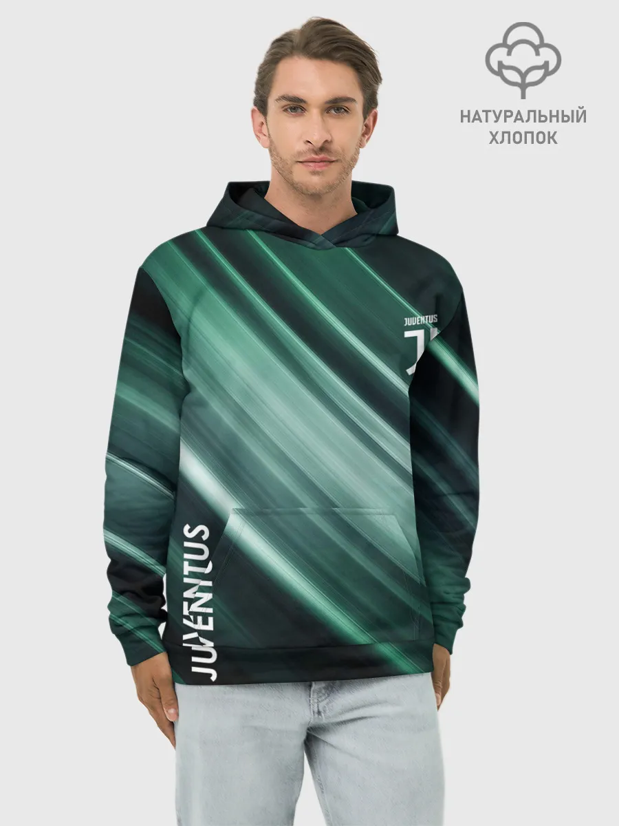 Худи мужской база хлопок / Juventus