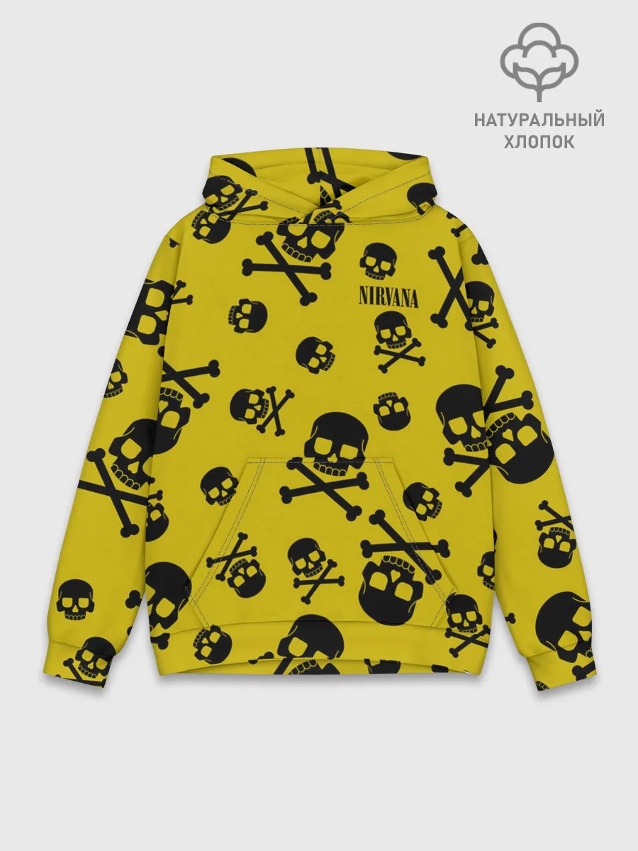 Худи мужской база хлопок / Nirvana