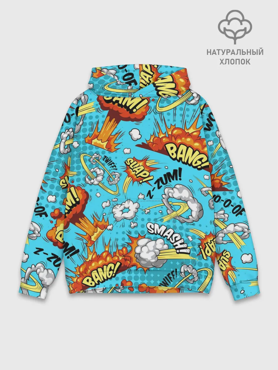 Худи мужской база хлопок / COMICS ART