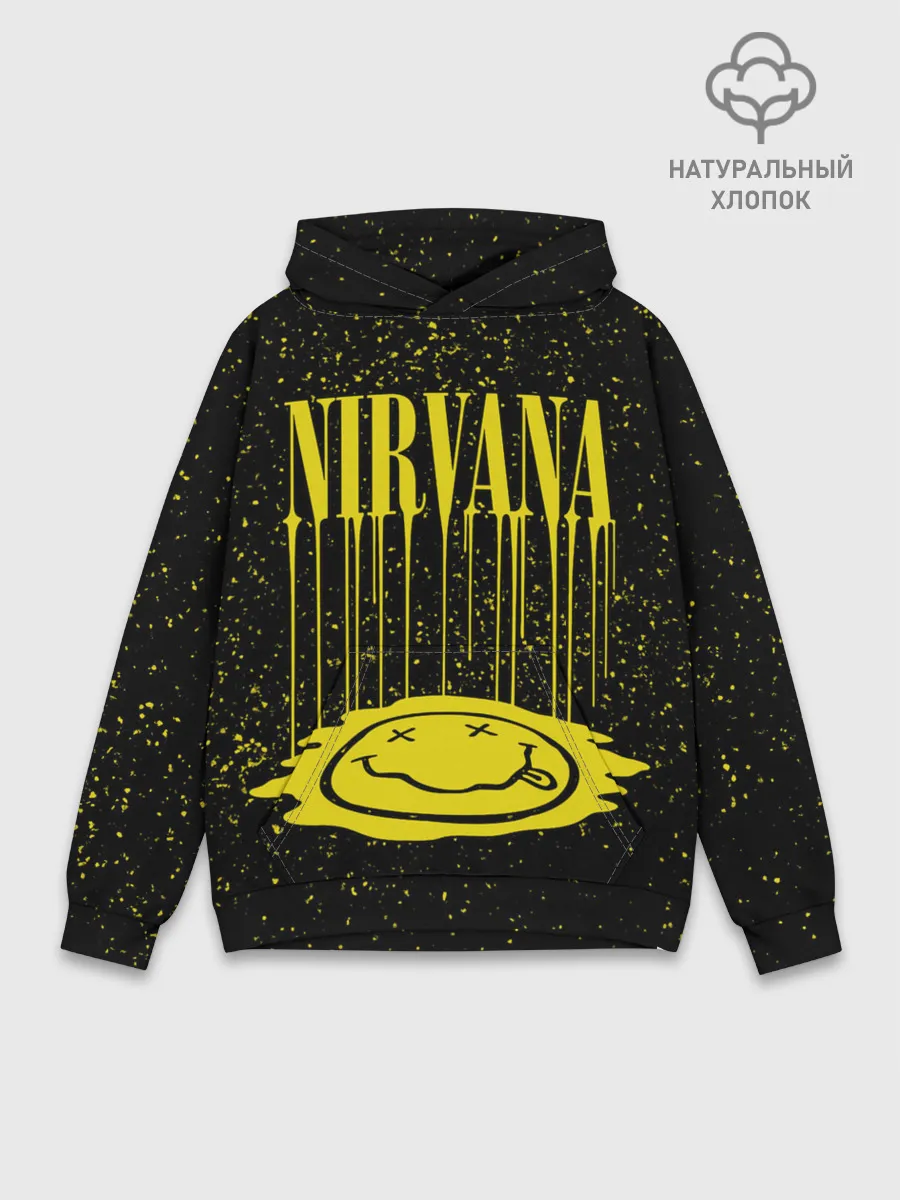 Худи мужской база хлопок / Nirvana