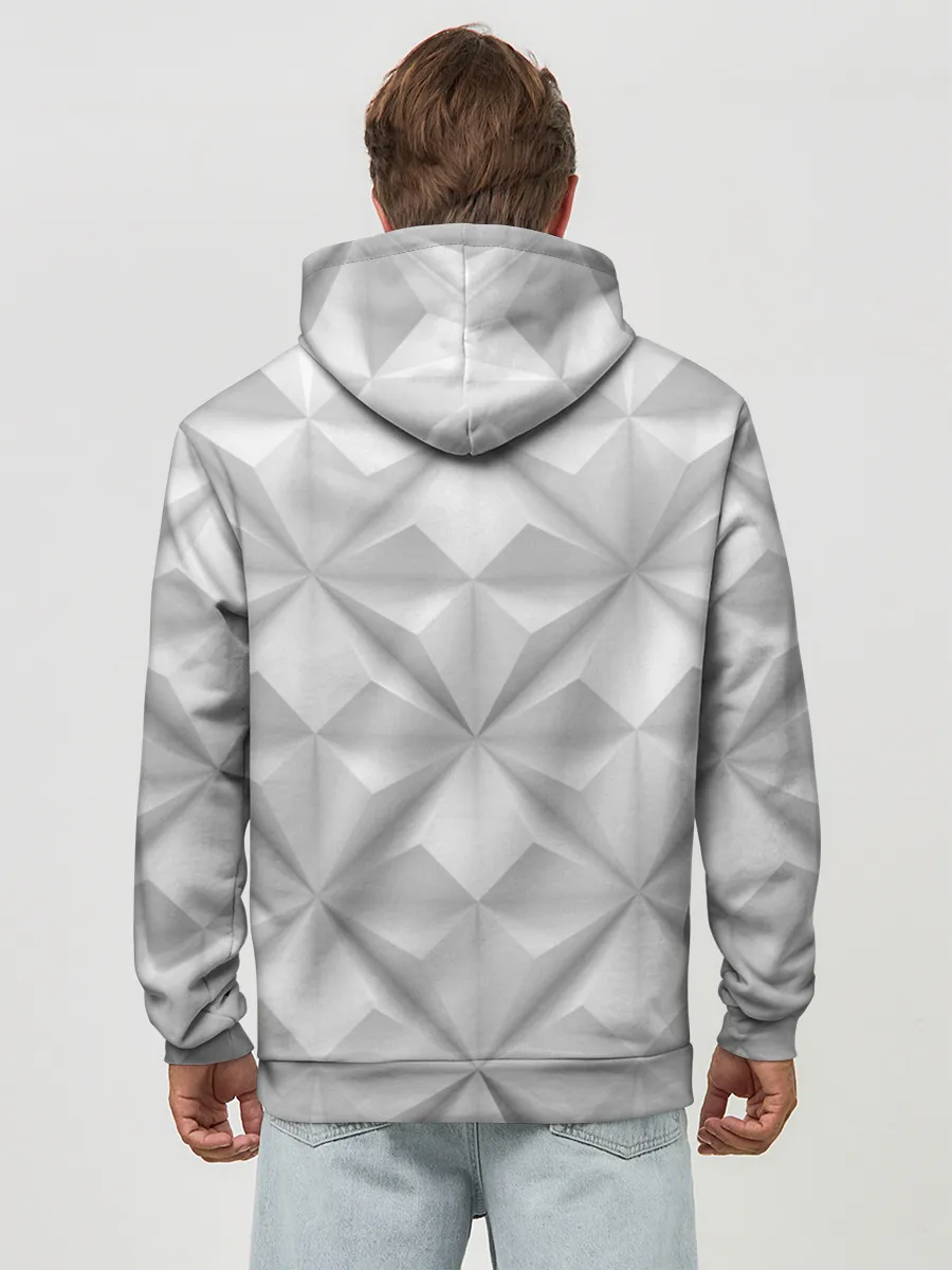 Худи мужской база хлопок / Ромбы