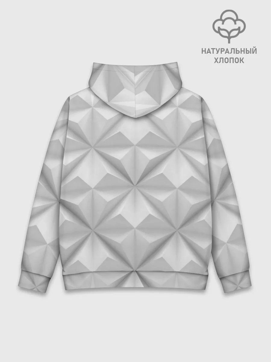 Худи мужской база хлопок / Ромбы