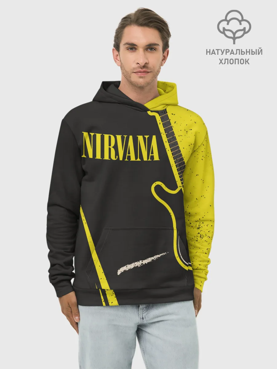 Худи мужской база хлопок / Nirvana