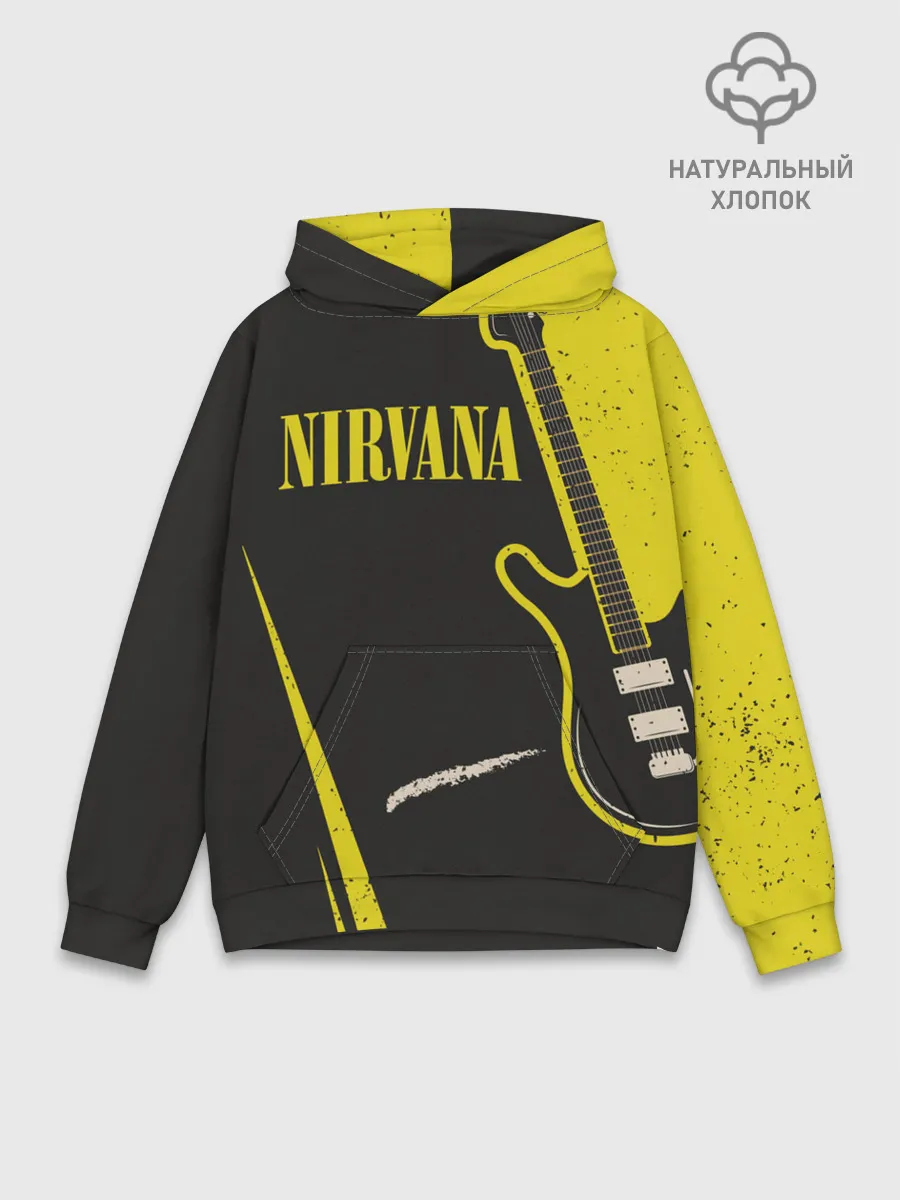 Худи мужской база хлопок / Nirvana