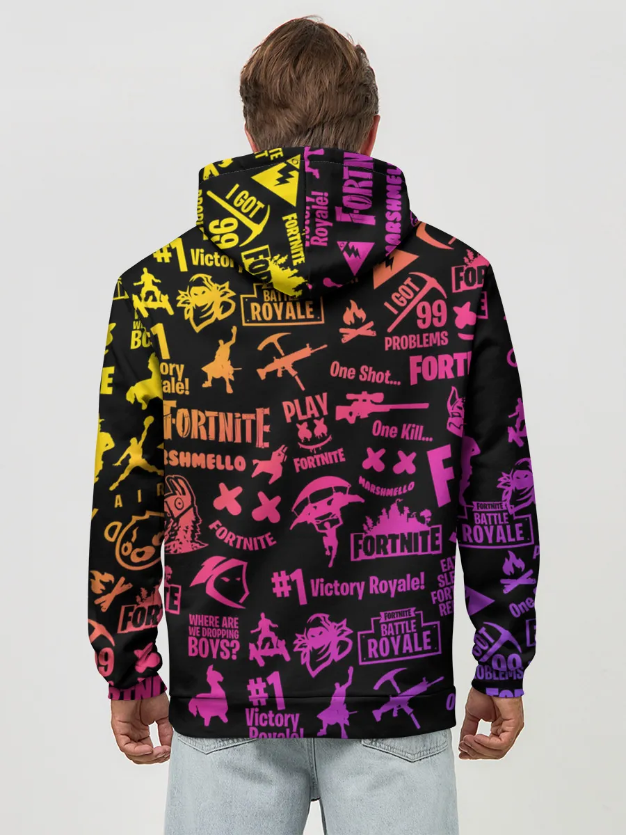 Худи мужской база хлопок / FORTNITE PARTY EVENT / ФОРТНАЙТ