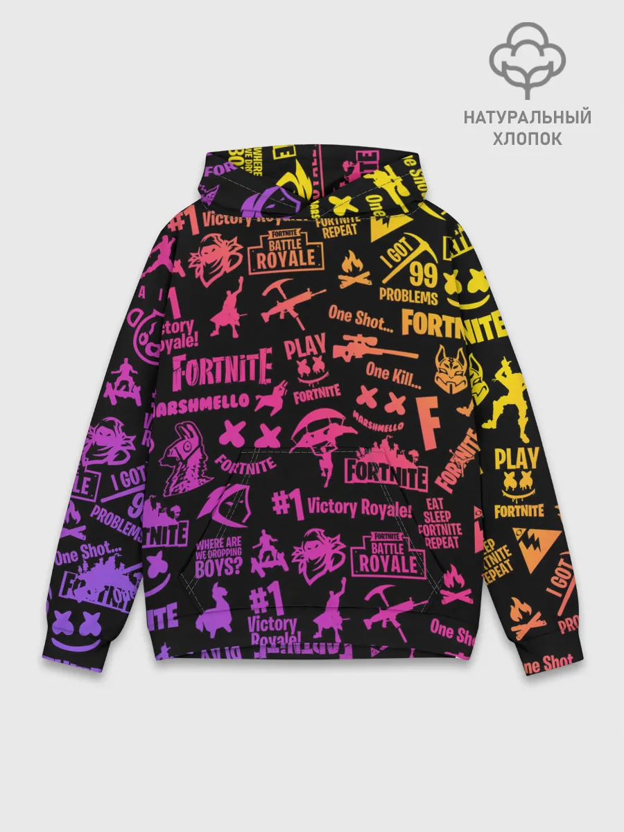 Худи мужской база хлопок / FORTNITE PARTY EVENT / ФОРТНАЙТ