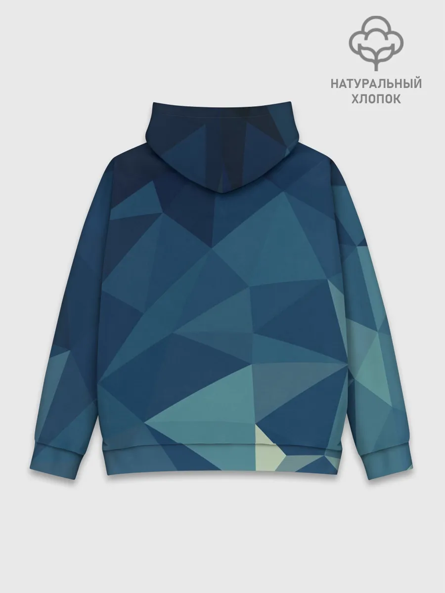 Худи мужской база хлопок / DARK BLUE