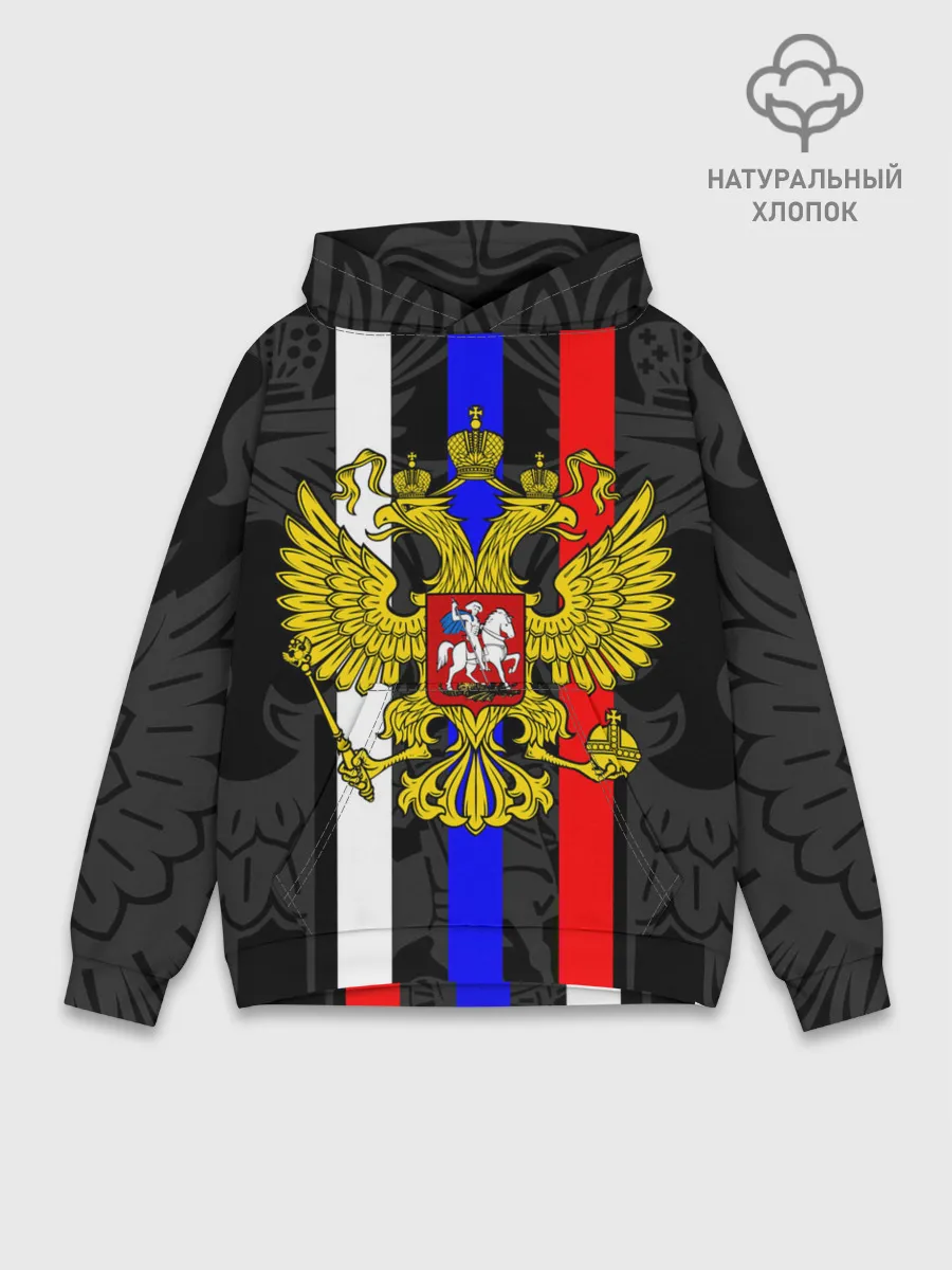 Худи мужской база хлопок / РОССИЯ