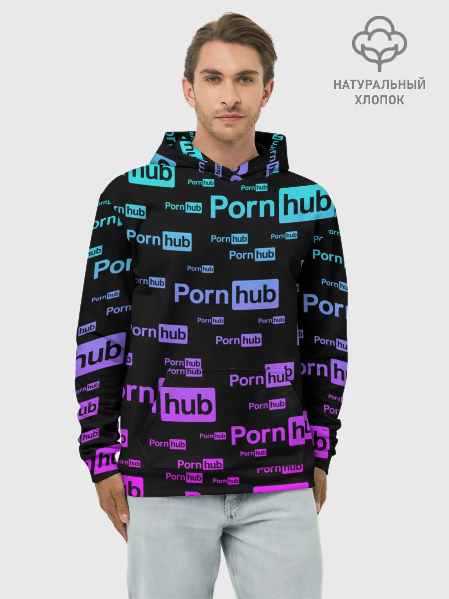 Худи мужской база хлопок / PornHub