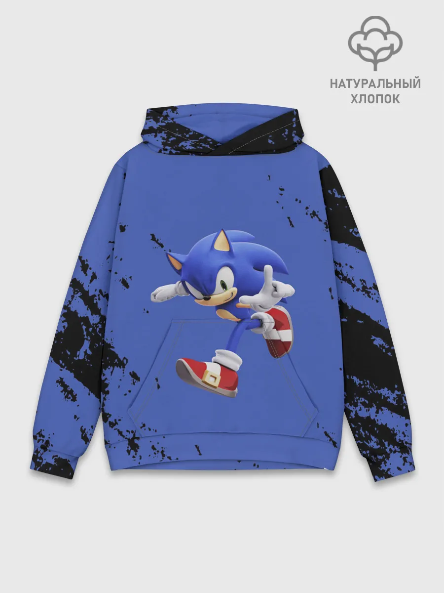Худи мужской база хлопок / sonic
