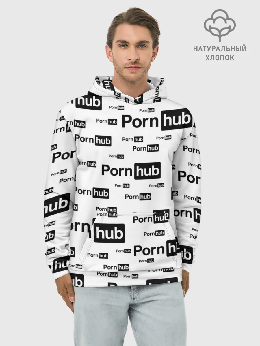 Худи мужской база хлопок / PornHub