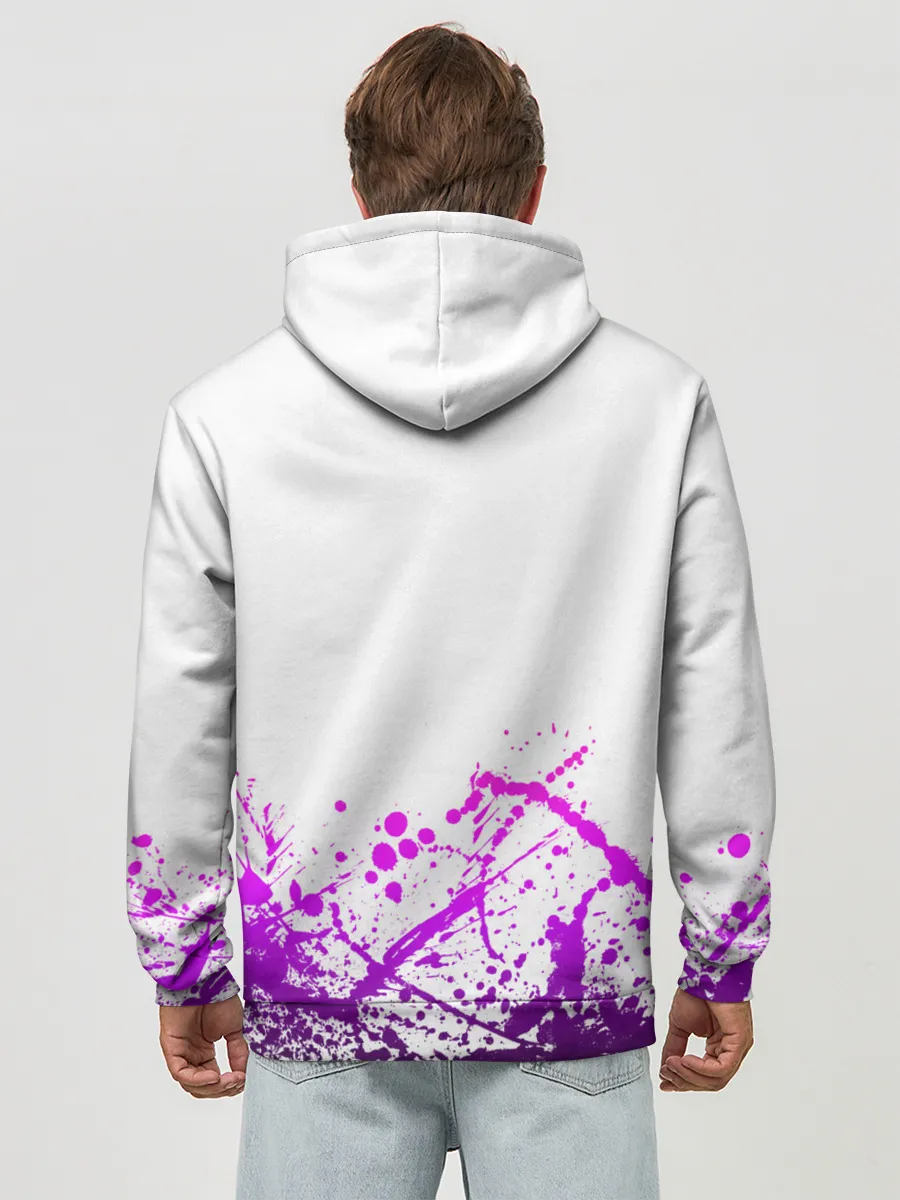 Худи мужской база хлопок / Danganronpa purple