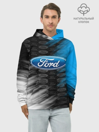 Худи мужской база хлопок / FORD
