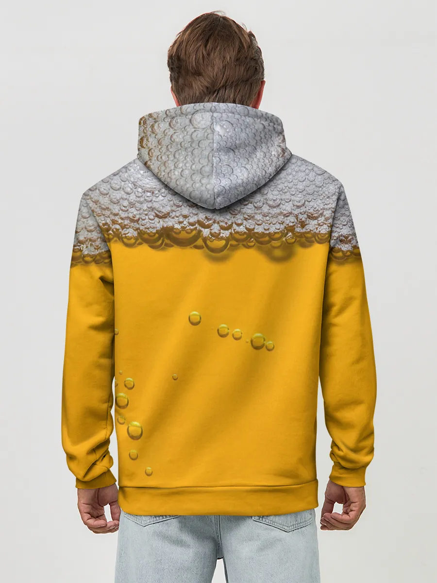 Худи мужской база хлопок / ПИВНОЕ СЧАСТЬЕ