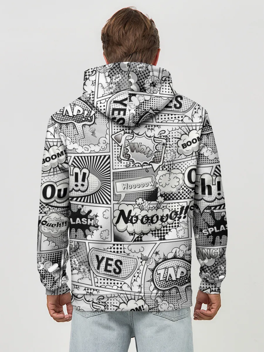 Худи мужской база хлопок / COMICS ART