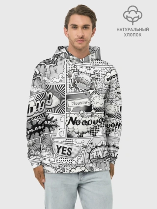 Худи мужской база хлопок / COMICS ART