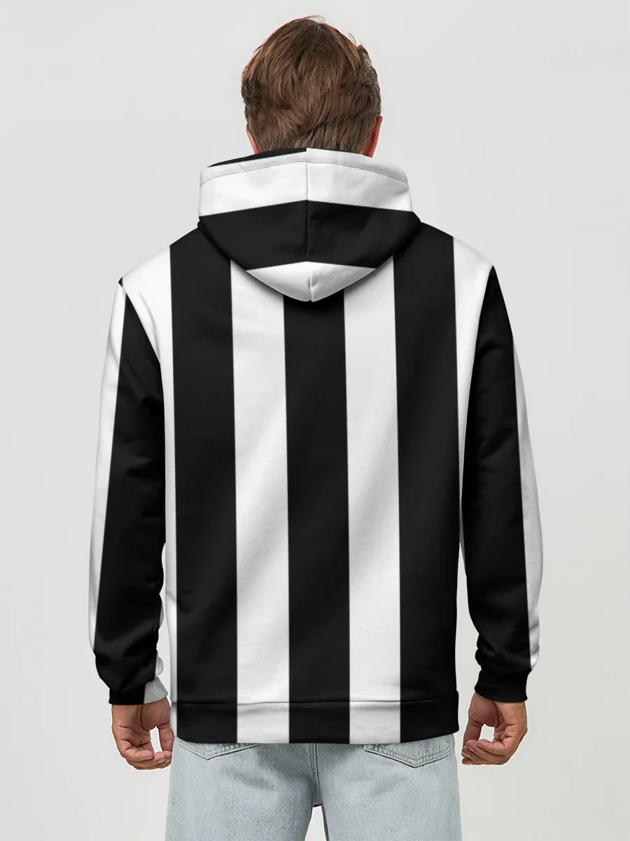 Худи мужской база хлопок / Полоска