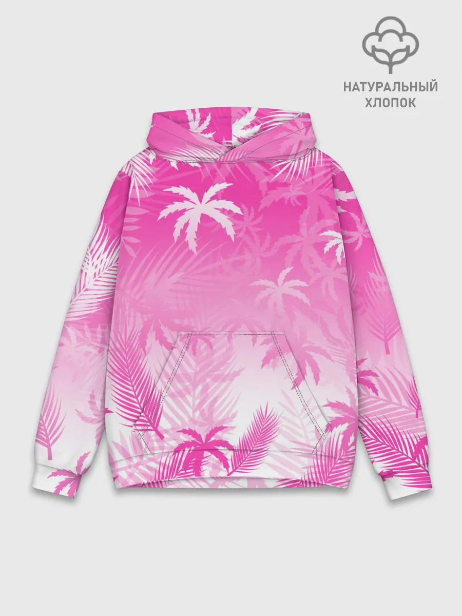 Худи мужской база хлопок / БЕЛЫЕ ПАЛЬМЫ ПАЛЬМЫ