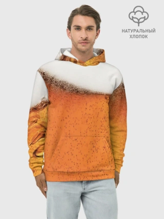 Худи мужской база хлопок / ПИВО!