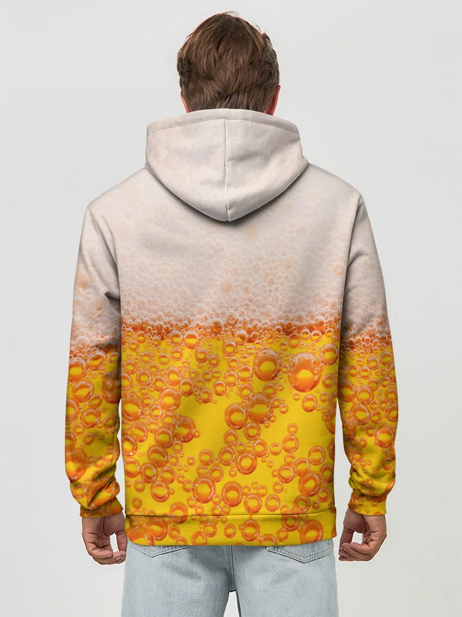 Худи мужской база хлопок / ПИВО с пеной