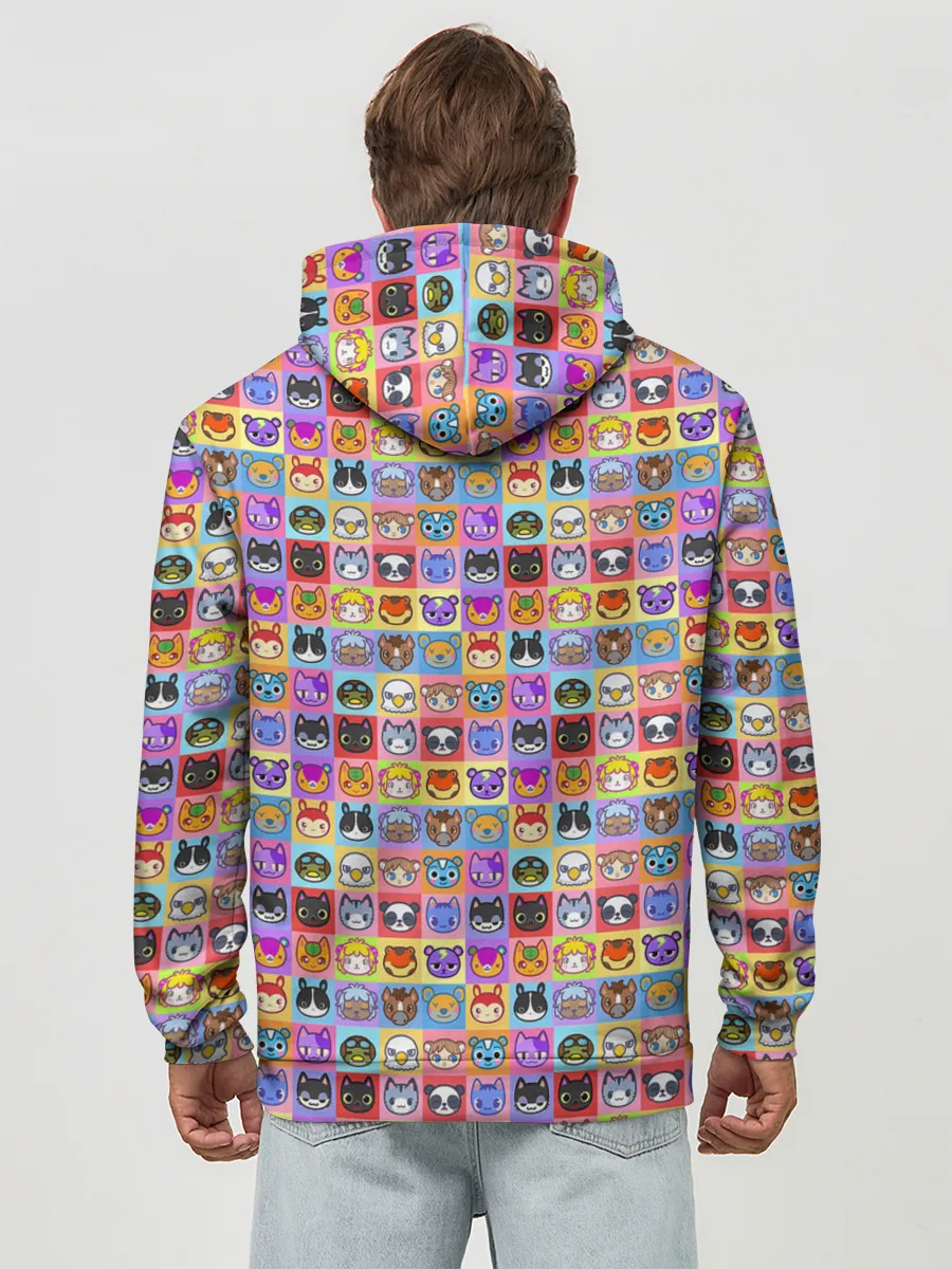 Худи мужской база хлопок / ANIMAL CROSSING