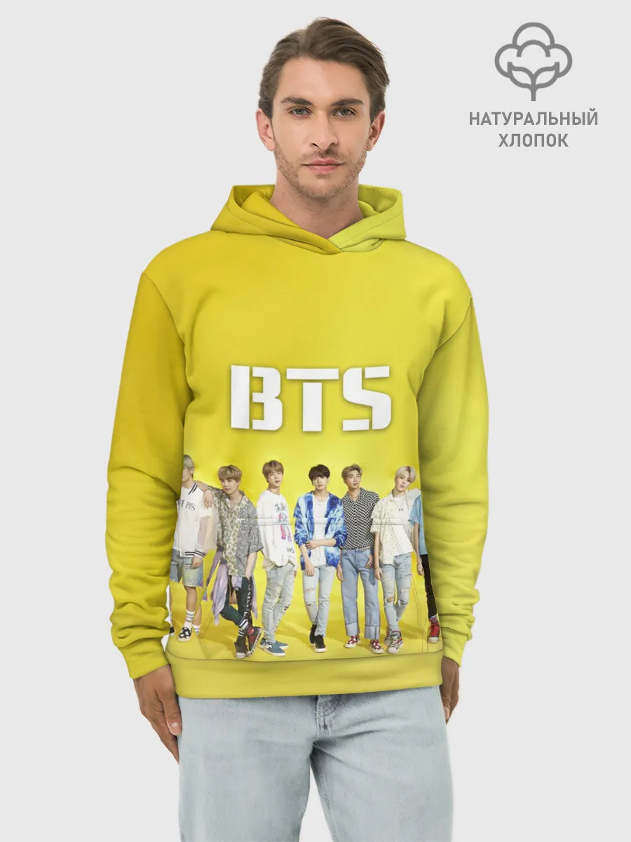 Худи мужской база хлопок / BTS