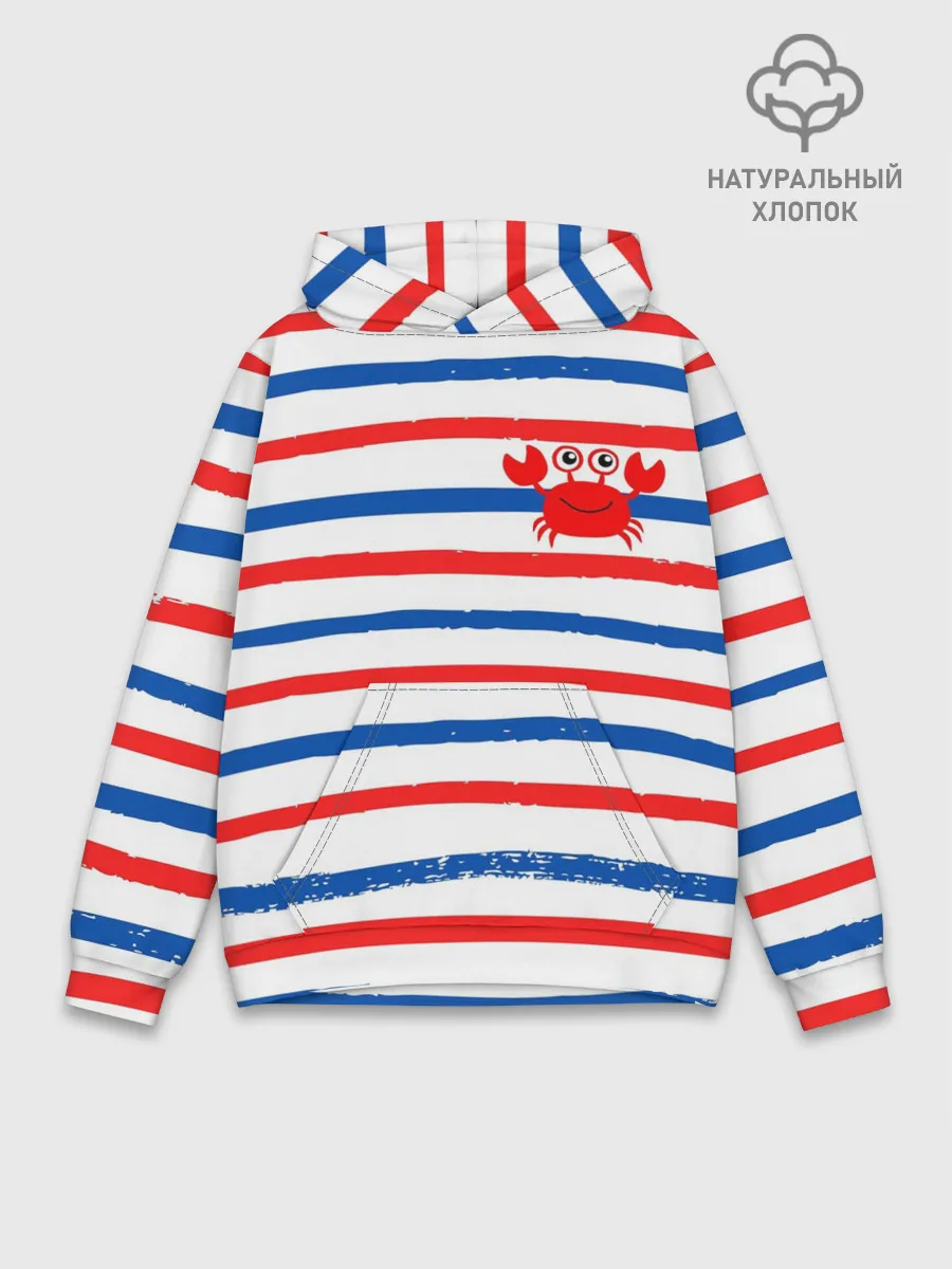 Худи мужской база хлопок / Крабик