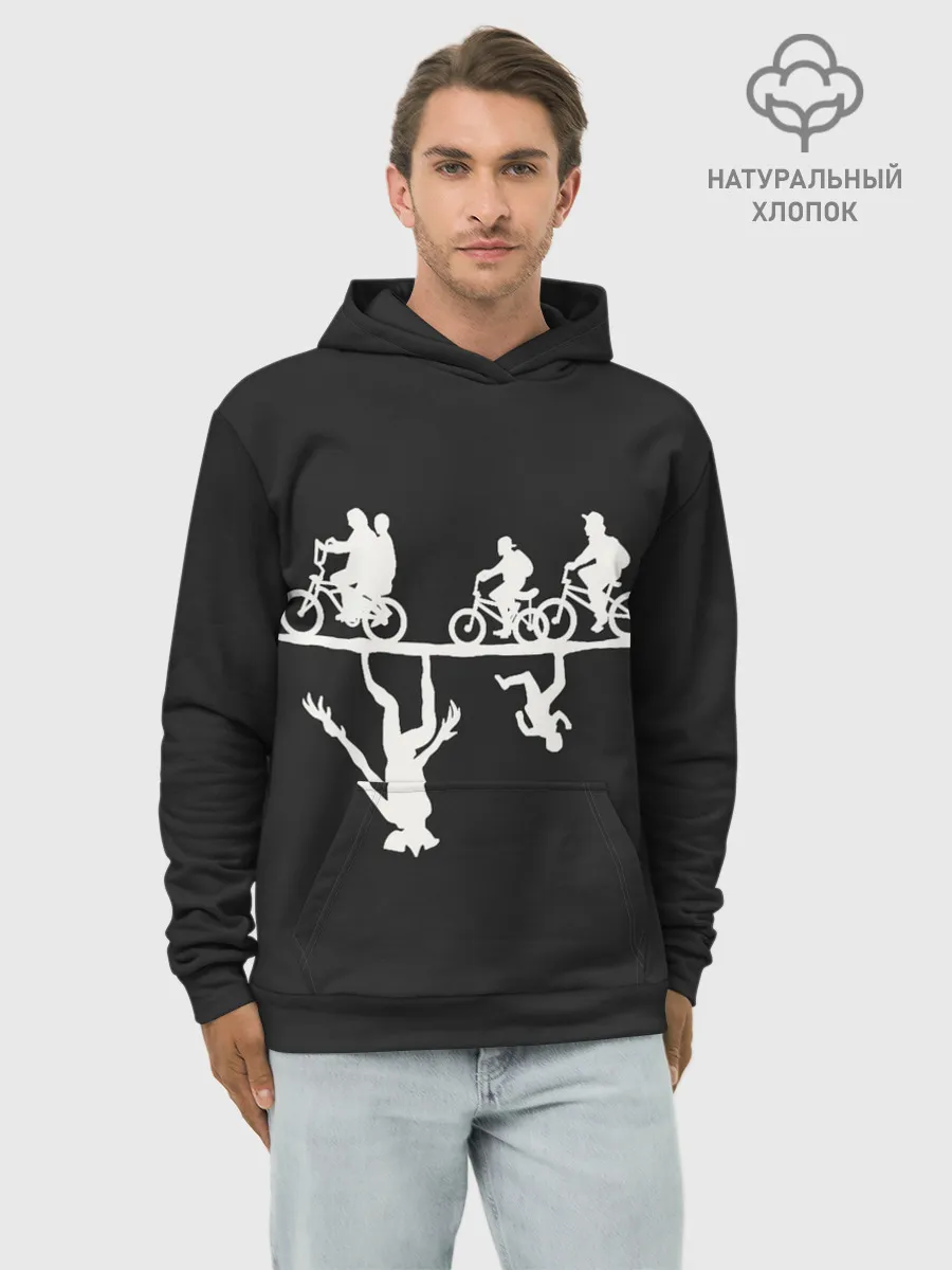 Худи мужской база хлопок / Очень Странные Дела