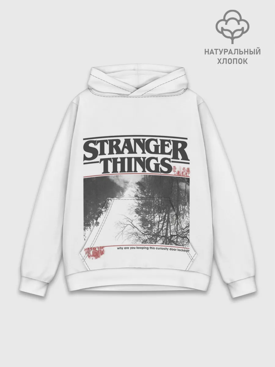 Худи мужской база хлопок / Очень Странные Дела