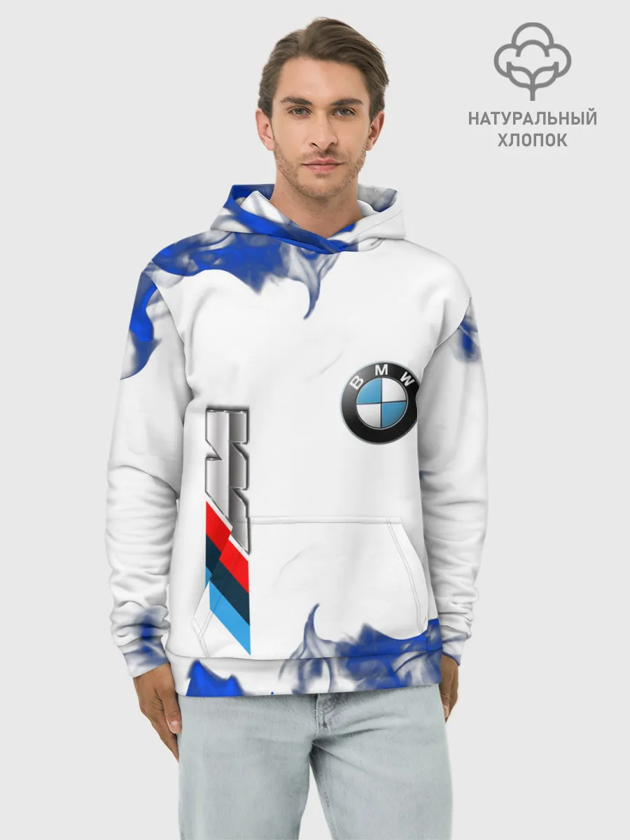 Худи мужской база хлопок / BMW