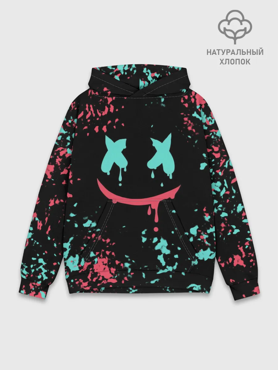 Худи мужской база хлопок / Marshmello