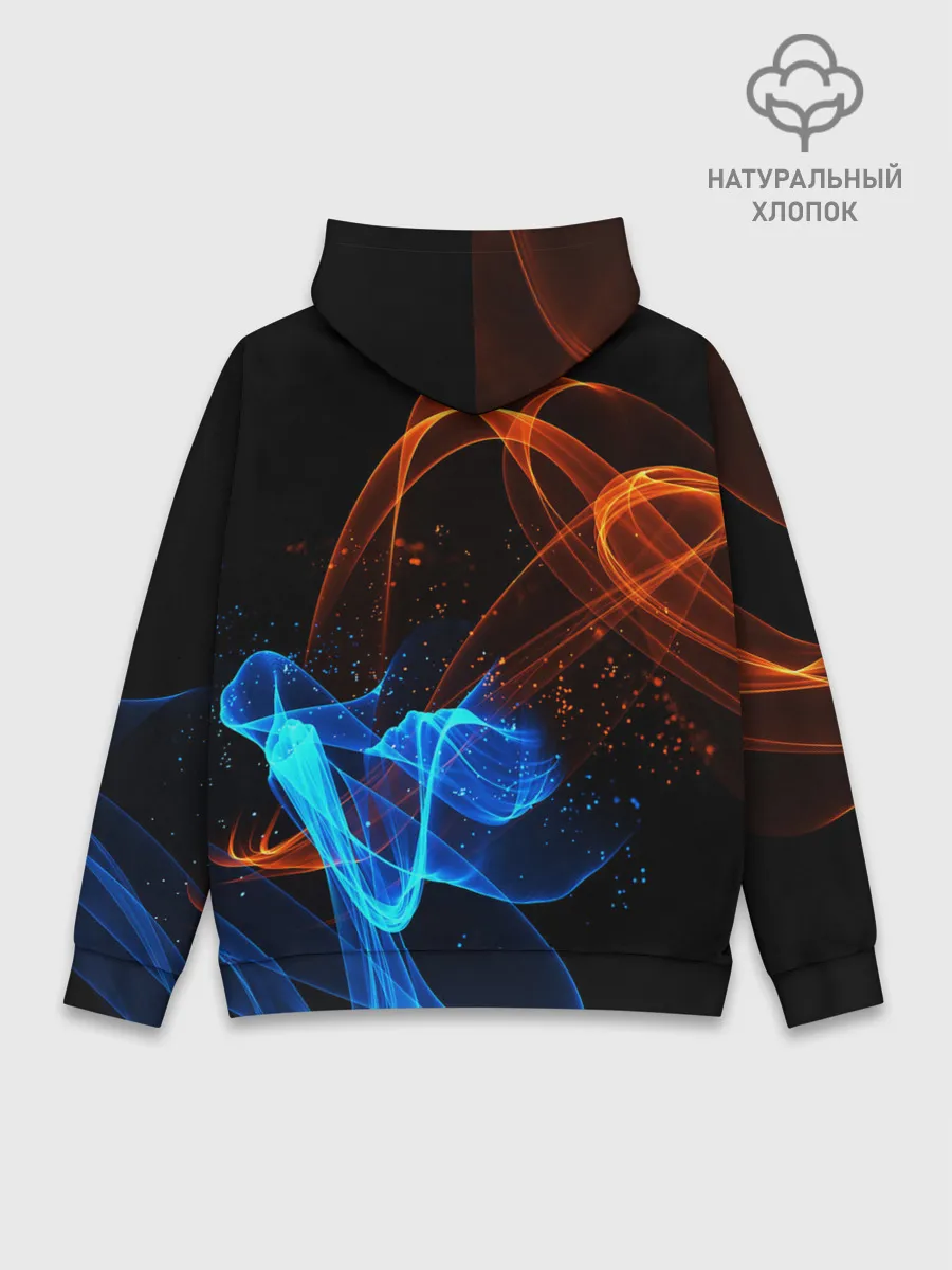 Худи мужской база хлопок / БИТВА ОГНЕЙ