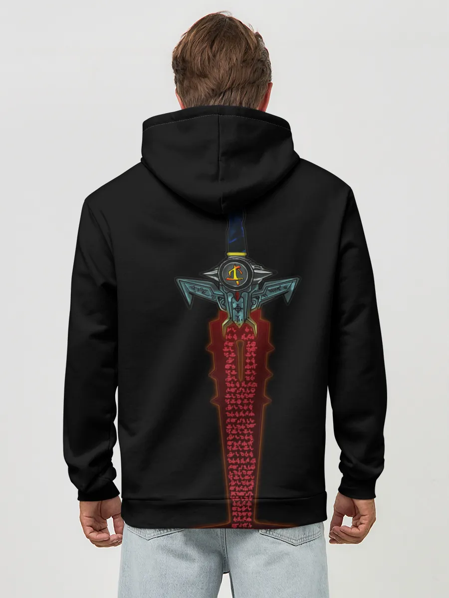 Худи мужской база хлопок / Logo+