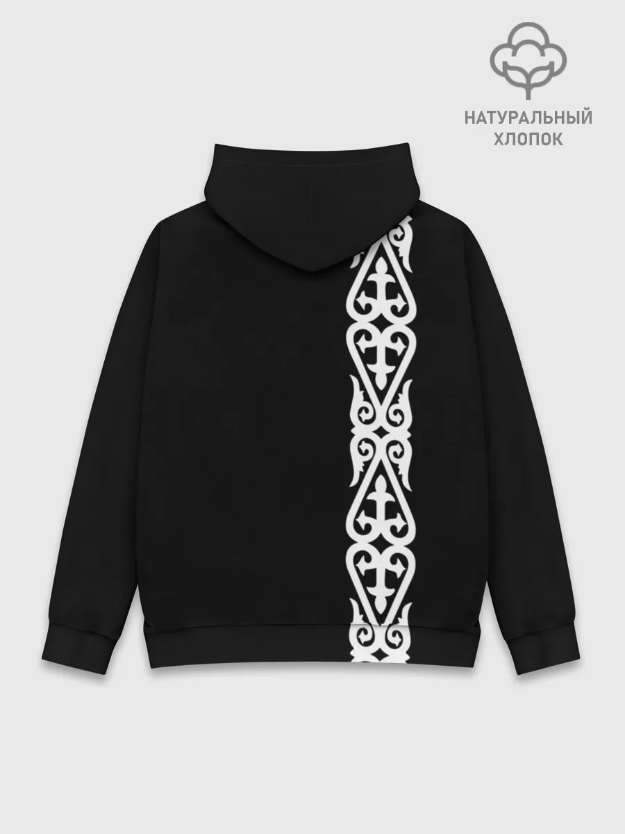 Худи мужской база хлопок / Форма Казахстан